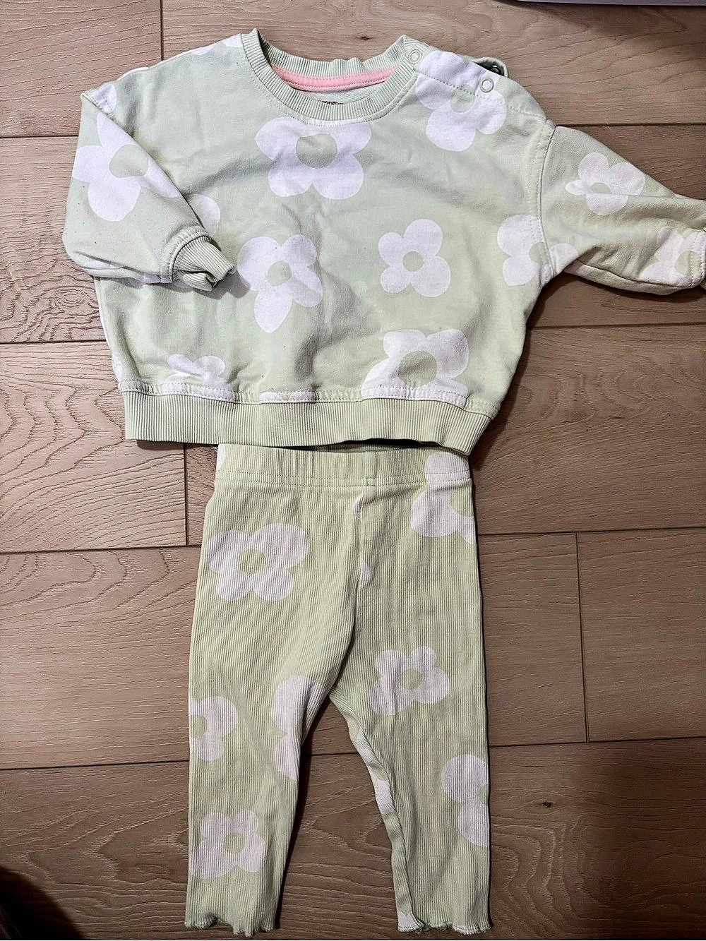 George Floral Matching Set 6-12 Months